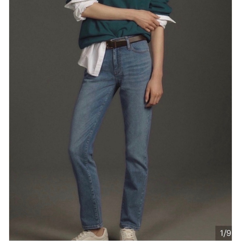 Pilcro Slim Boyfriend Jeans Women's 27 Medium Wash Anthropologie Denim